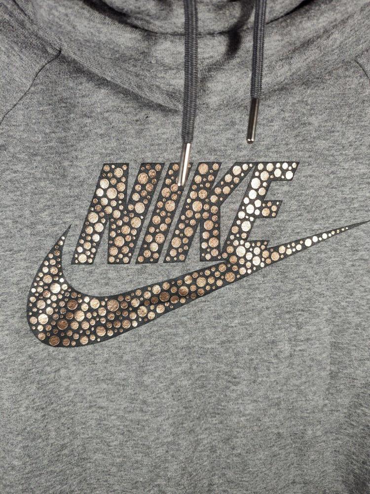 Vintage 2000s Nike Men's Size XL Gold Logo Hooded Sweatshirt EUC